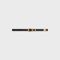 CINTURÓN ESTILO VAQUERO 18 MM DE PIEL TAURILLON - NEGRO -  - 2 | CELINE