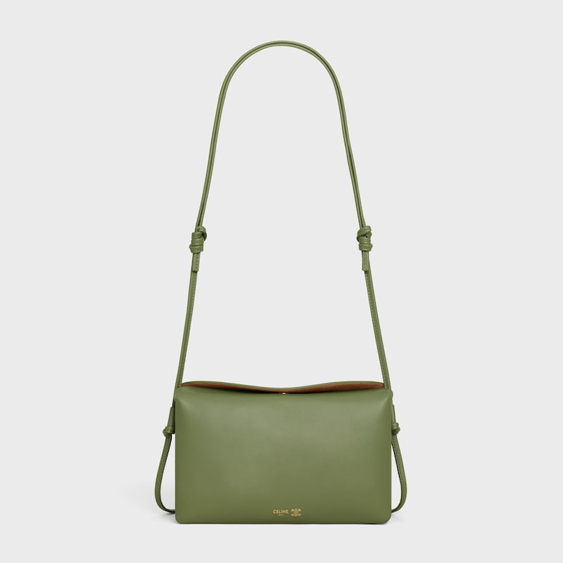 TRIO FLAP IN Smooth Lambskin - LIGHT KHAKI - EVENING - 1 | CELINE