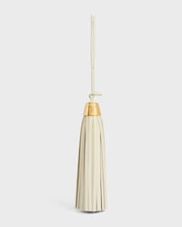 TASSEL CHARM IN SMOOTH LAMBSKIN - ULTRA WHITE - BAG CHARMS - 1 | CELINE