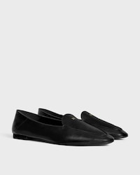 MOCASSIN AURA EN CUIR DE CHÈVRE - Noir -  - 2 | CELINE