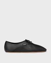 BALLET LACE-UP SHOE IN LAMBSKIN - BLACK -  - 1 | CELINE