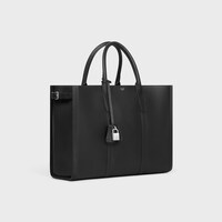 BOLSO CABAS MALAQUAIS MEDIANO DE PIEL DE BECERRO FLEXIBLE - NEGRO - CELINE TAILORING - 2 | CELINE