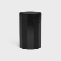 Cotton pot in aluminium - BLACK - CELINE MAISON - 1 | CELINE