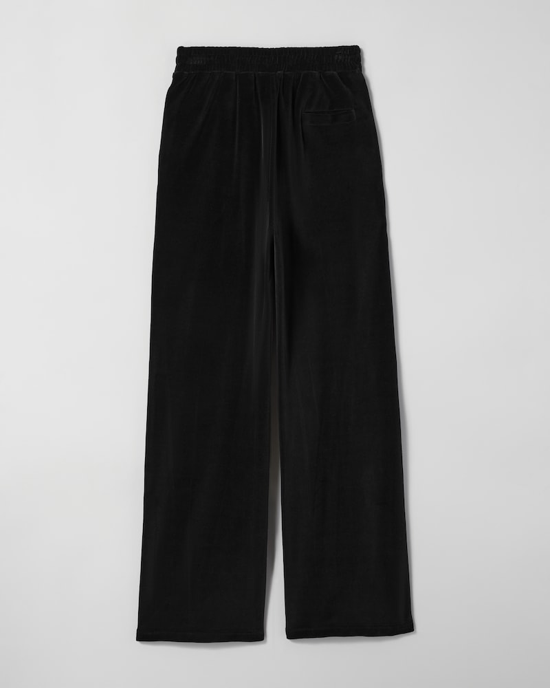 pantalon tracksuit jersey velours - Noir / Doré -  - 1 | CELINE