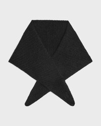 bandana IN cashmere silk - BLACK -  - 1 | CELINE