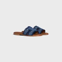 MARINA MULE IN DENIM - BLUE -  - 2 | CELINE