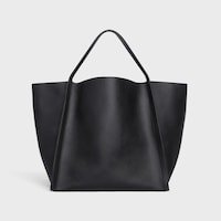 MEDIUM CUBE BAG IN SUPPLE CALFSKIN - BLACK - MORE LINES - 2 | CELINE