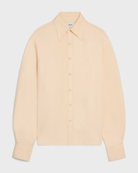 shirt IN viscose and silk cady - VANILLA -  - 1 | CELINE