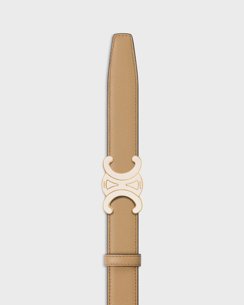 Reversible Strap 25MM IN Smooth and Grained Calfskin -  -  - 1 | CELINE
