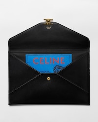ENVELOPE IN SHINY CALFSKIN - BLACK - ALL BAGS - 2 | CELINE