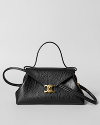 SMALL FLAIR BAG IN XL GRAINED CALFSKIN - BLACK - EVENING - 1 | CELINE