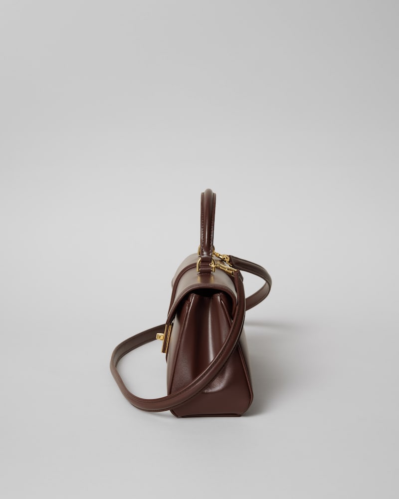 16 EAST WEST IN SATINATED CALFSKIN - CHESTNUT - ALL BAGS - 1 | CELINE