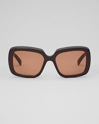 Lunettes de soleil Françoise en Acétate - CHOCOLAT -  - 1 | CELINE