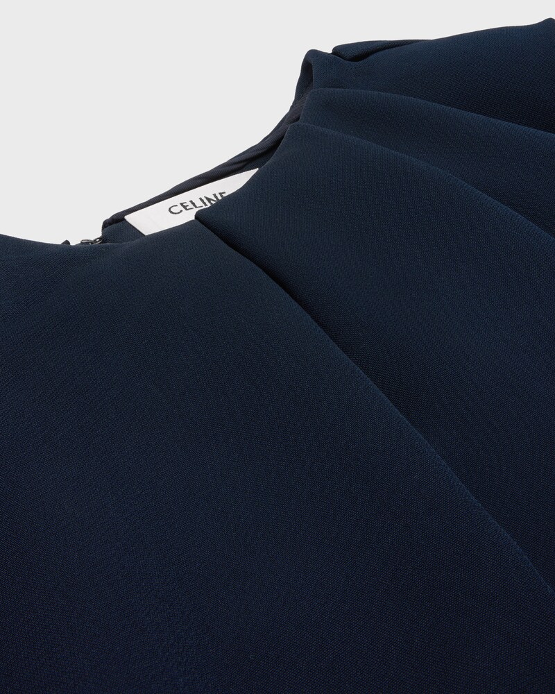 robe cape cady viscose - Marine -  - 1 | CELINE