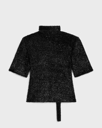 top IN lurex - NOIR BRILLANT -  - 1 | CELINE