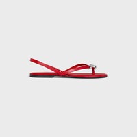 BIKI SANDALEN AUS KALBSLEDER - ULTRA-ROT -  - 1 | CELINE