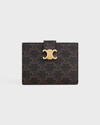 MEDIUM WALLET CELINE VICTOIRE in Triomphe Canvas - TAN - GIFT FINDER - 1 | CELINE