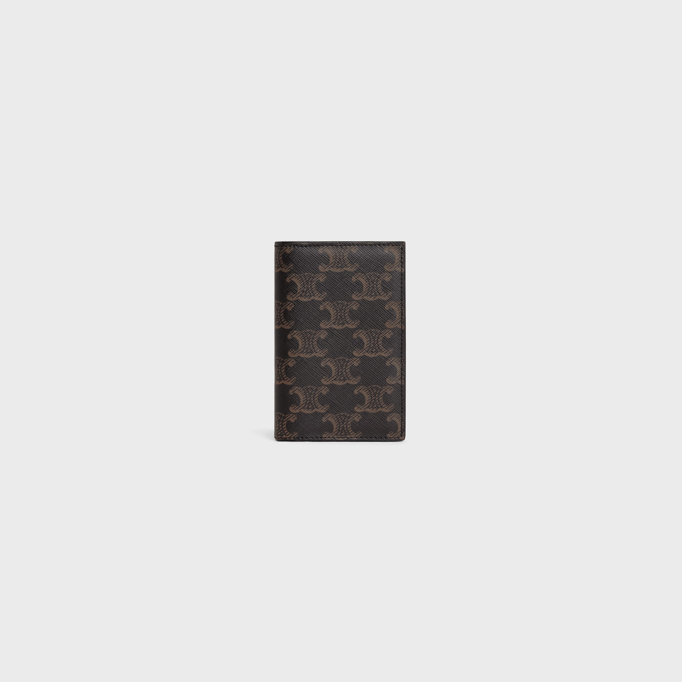 CELINE VERTICAL CARD HOLDER IN Triomphe Canvas