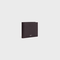 Bi-fold Wallet IN GRAINED CALFSKIN - ESPRESSO - WALLETS - 2 | CELINE
