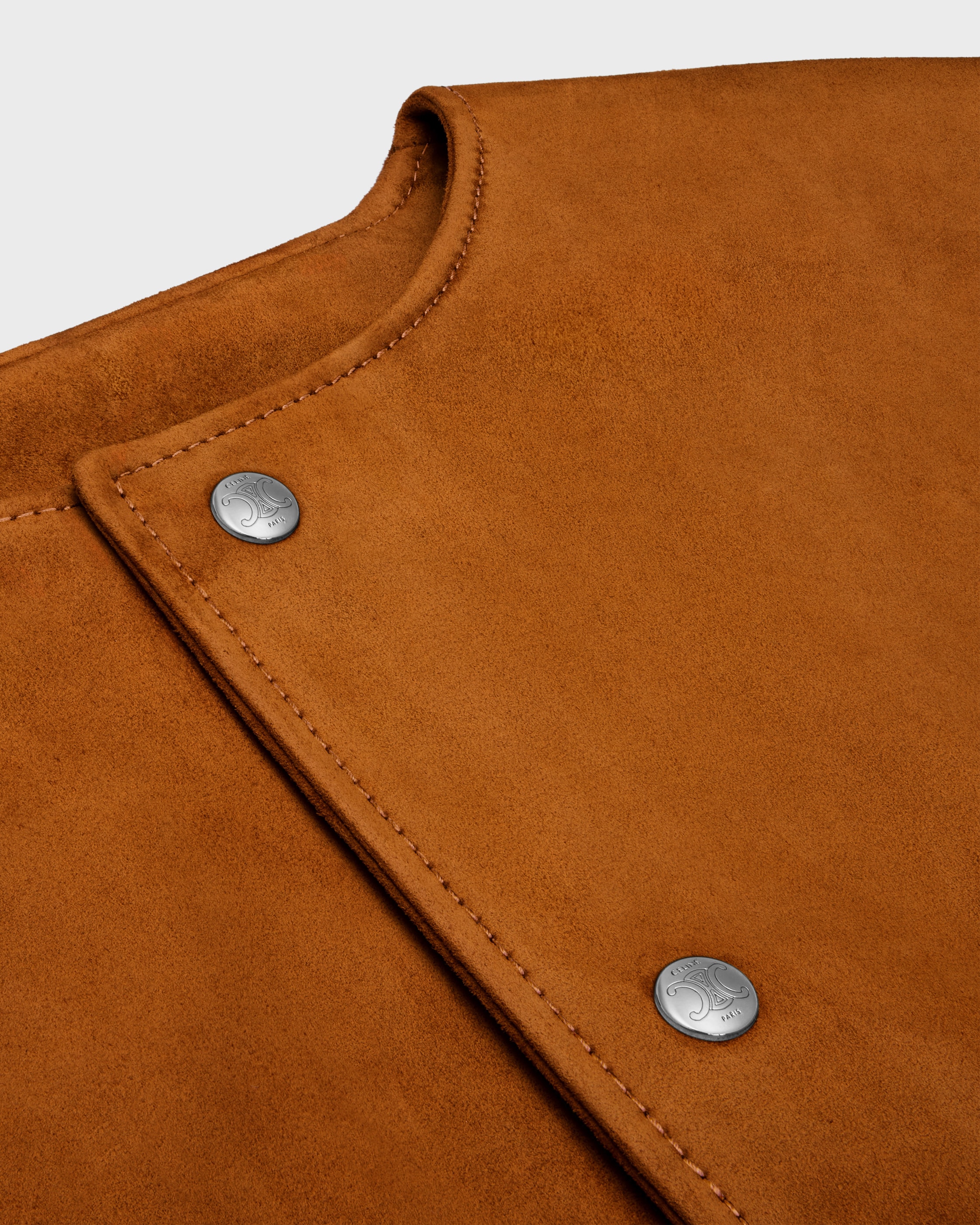cardigan jacket IN SUEDE - MOUNTAIN | CELINE