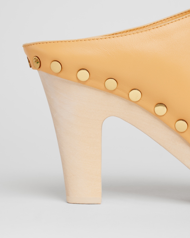 RIVE HEELED CLOG IN CALFSKIN - ORME -  - 1 | CELINE