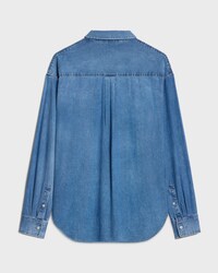 shirt IN COTTON DENIM - INDIGO WHISPER -  - 2 | CELINE