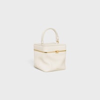 CUBE IN MORBIDA PELLE DI VITELLO - COTONE BIANCO - BORSE CON MANICO SUPERIORE - 2 | CELINE