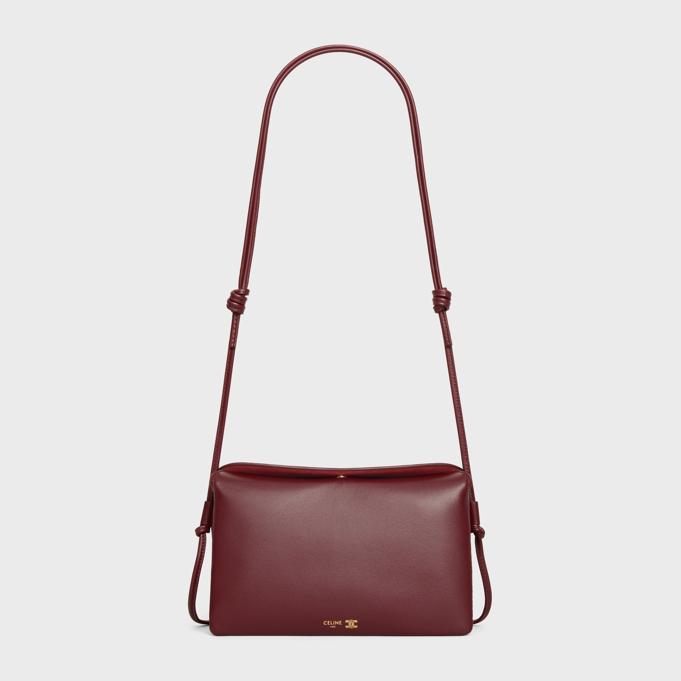 TRIO FLAP IN Smooth Lambskin - SYRAH | CELINE