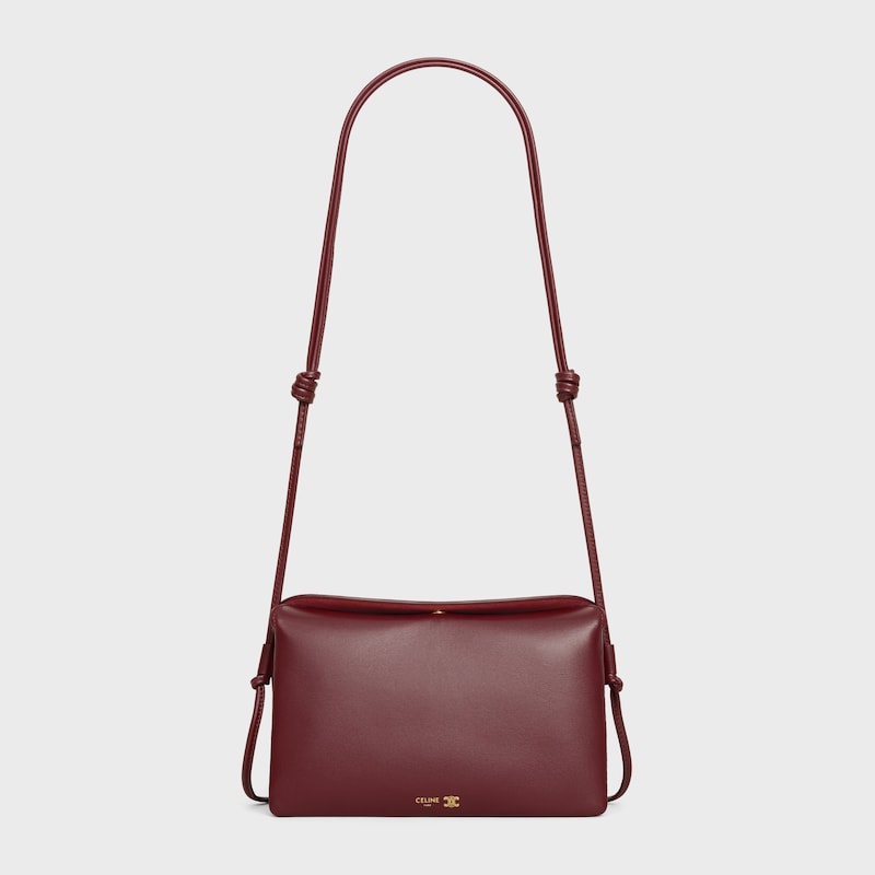 TRIO FLAP IN Smooth Lambskin - SYRAH - TRIO FLAP - 1 | CELINE