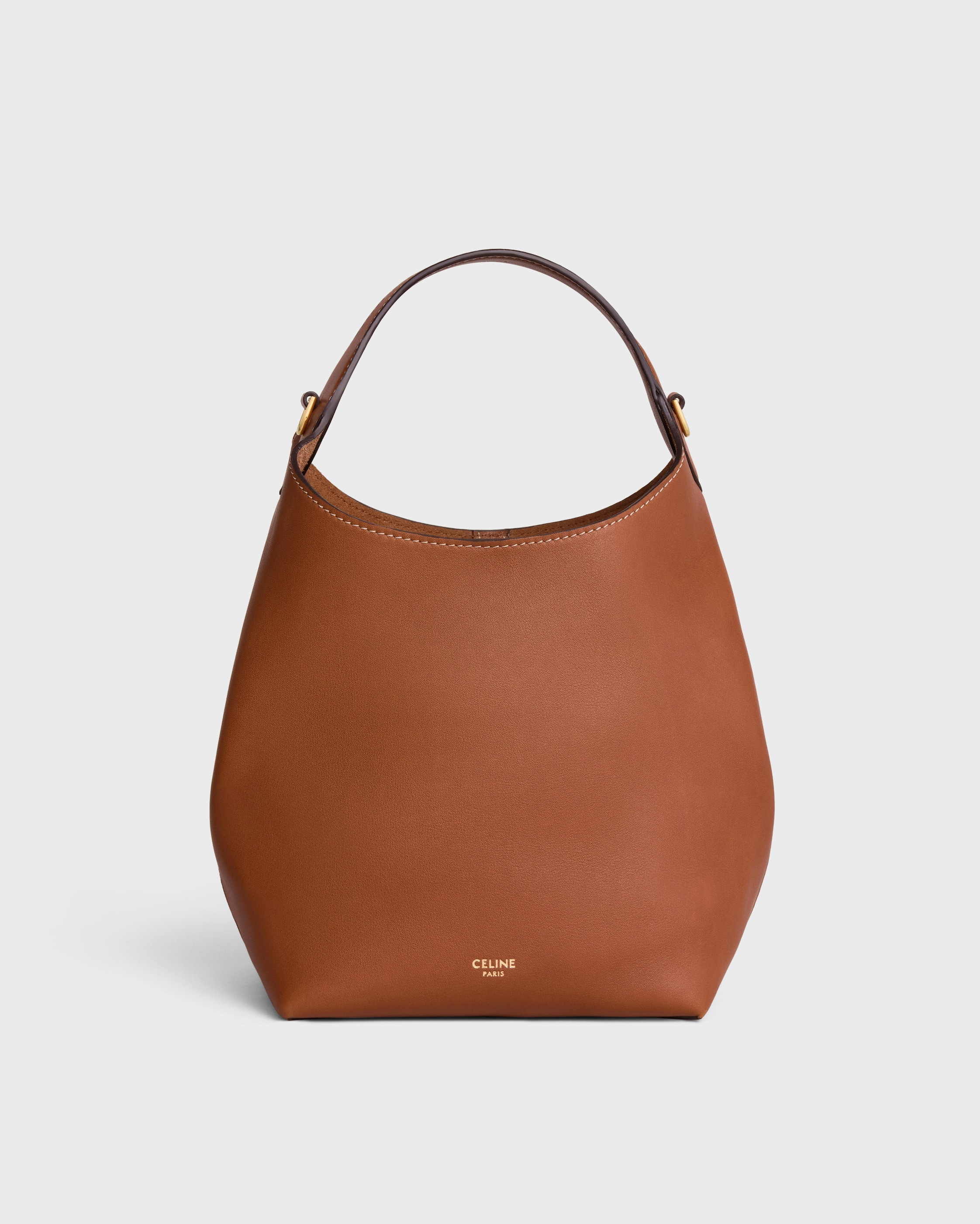 スモールホーボー / サプルスムースカーフスキン - タン | CELINE