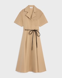 Kleid aus Baumwolle und Seidentwill - CORDE -  - 1 | CELINE