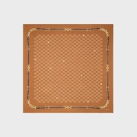AVENUE FOCH BANDANA 55 - CREME/MARRON -  - 1 | CELINE