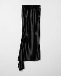 gonna IN raso di viscosa - NERO -  - 2 | CELINE
