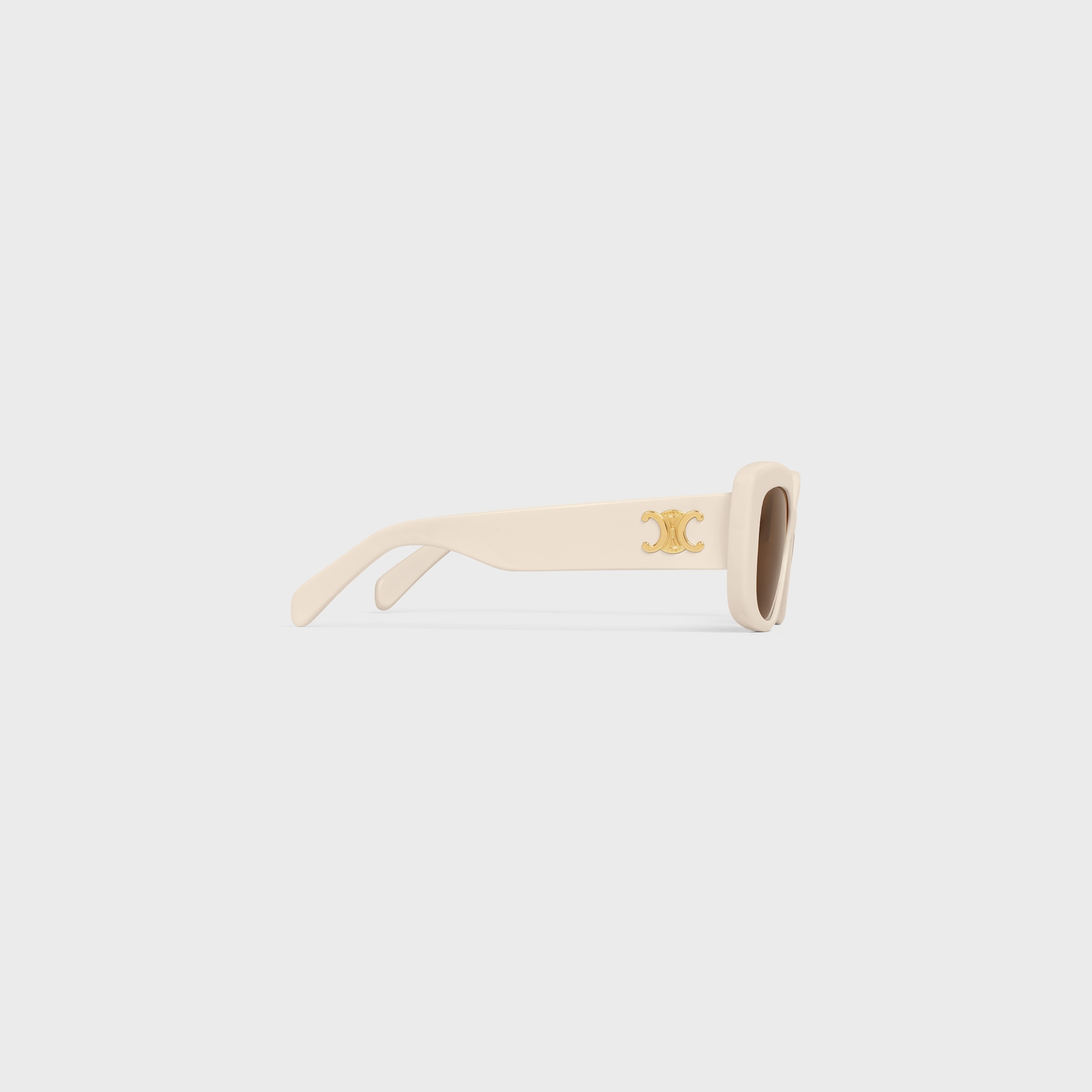 TRIOMPHE 04 SUNGLASSES IN ACETATE - IVORY | CELINE