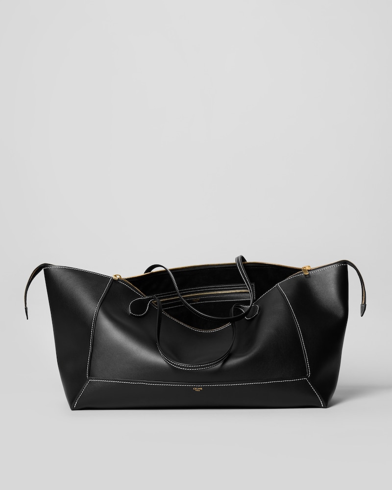 CABAS FRAME VEAU LISSE - Noir - AUTRES LIGNES - 1 | CELINE