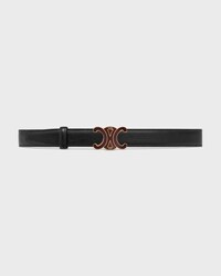 Reversible Strap 25MM IN TAURILLON AND LIZARD EMBOSSED CALFSKIN -  -  - 2 | CELINE