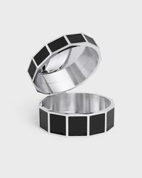 JOYERO DE ACERO Y PIEL DE LAGARTO - NEGRO - ACCESORIOS DE BELLEZA - 2 | CELINE