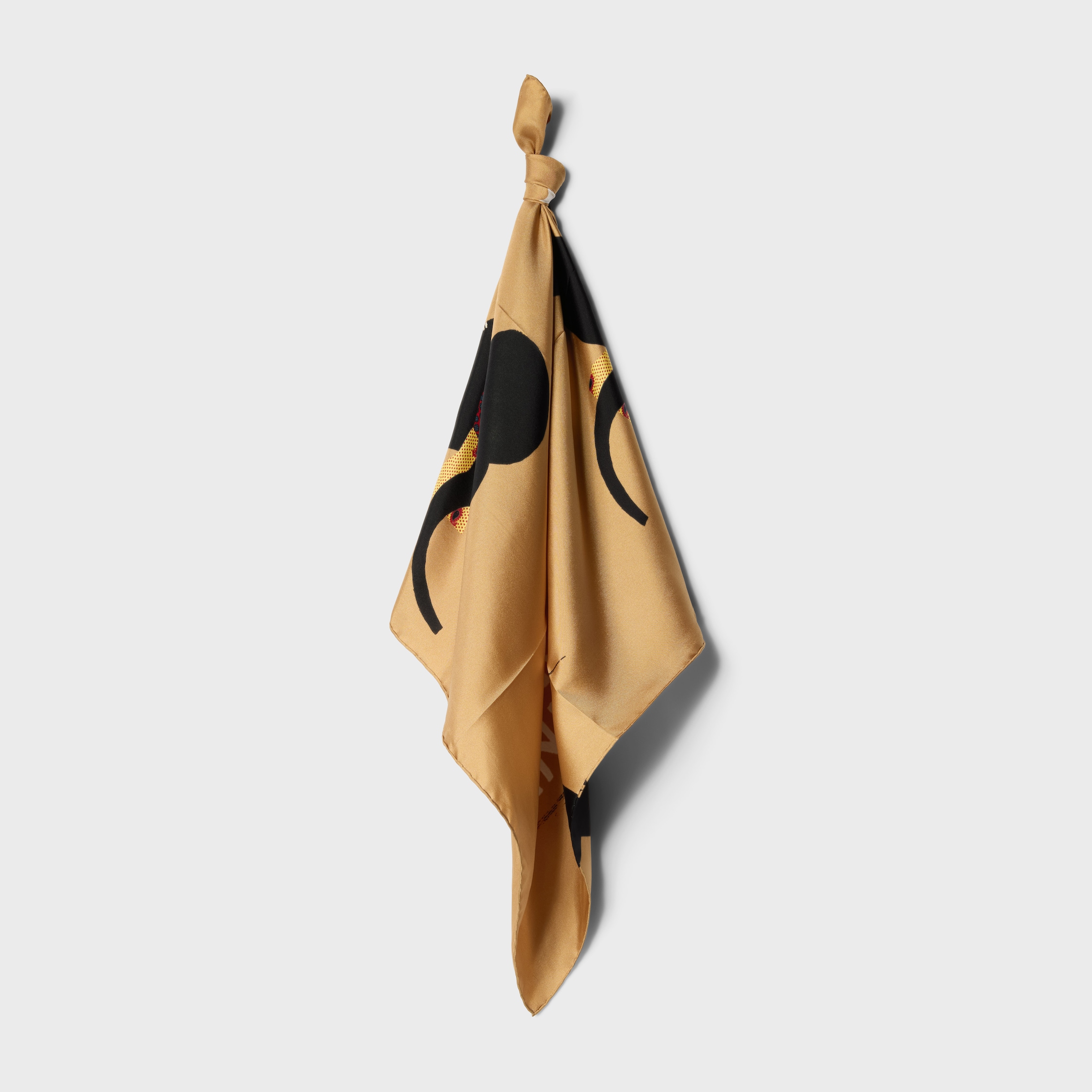 ELEPHANTBANDANA, 55 - FAWN/BLACK/WHITE | CELINE