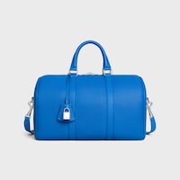 LARGE BOSTON IN GRAINED CALFSKIN - ULTRA BLUE - TRAVEL BAGS - 1 | CELINE
