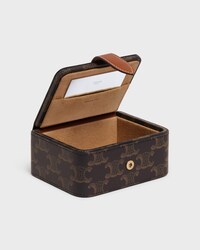 Small Jewels Case in Triomphe Canvas and Calfskin - TAN - LIFESTYLE - 2 | CELINE