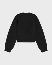 JERSEY CON CUELLO REDONDO DE CACHEMIRA - NEGRO / BLANCO -  - 2 | CELINE