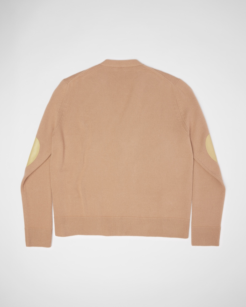 cardigan IN FINE CASHMERE - CARAMEL -  - 1 | CELINE