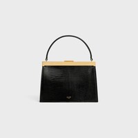 Small Celine Augustine IN Lizard - BLACK - EVENING - 1 | CELINE