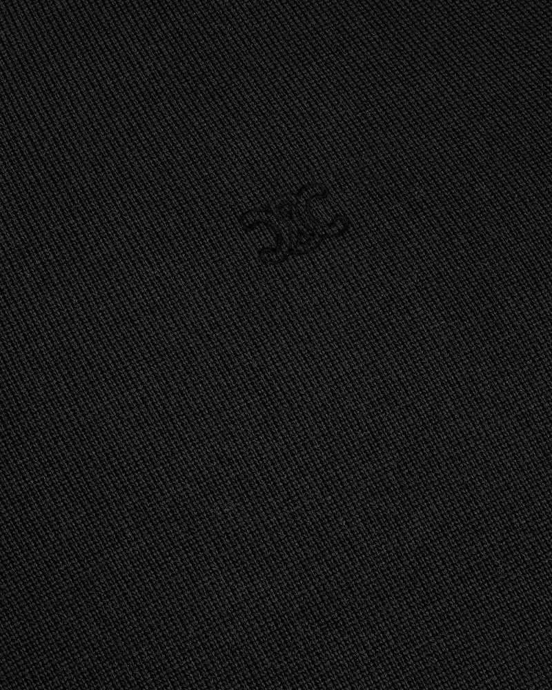 polo COTON ET SOIE FINE - Noir -  - 1 | CELINE