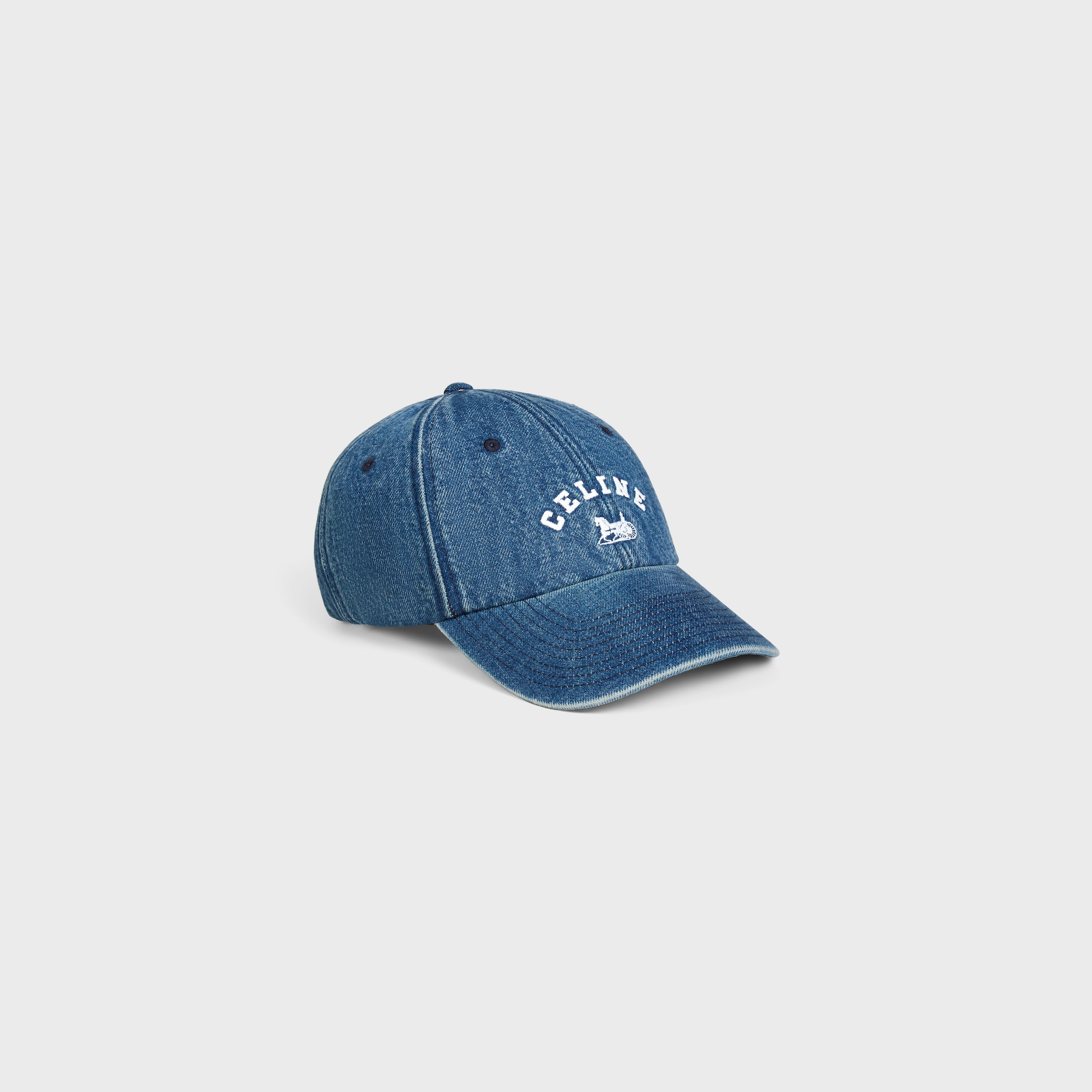 CELINE ロゴデニムキャップ 中古・古着通販】CELINE (セリーヌ) CELINE