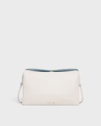 TRIO FLAP IN Smooth Lambskin - RICE - SHOULDER BAGS - 1 | CELINE