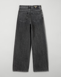 Jolene Jeans aus Baumwolldenim - CHARCOAL + GEPRÄGTES BLATTGOLD -  - 2 | CELINE
