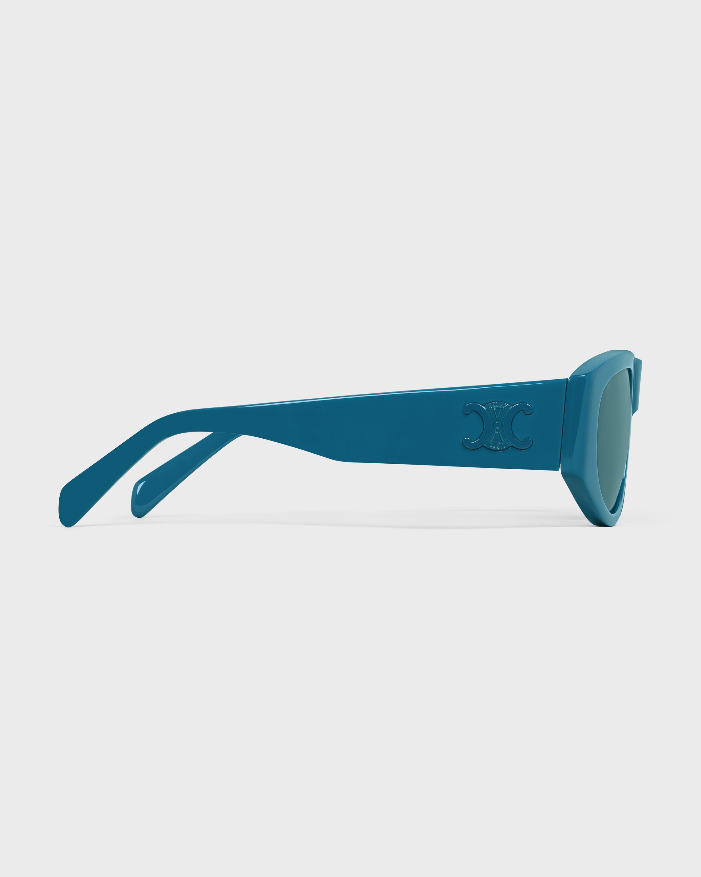 Triomphe Men 02 sunglasses in Acetate - Dark Turquoise | CELINE