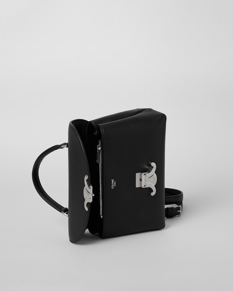 TEEN NINO BAG IN SUPPLE GRAINED CALFSKIN - BLACK - NEW - 1 | CELINE
