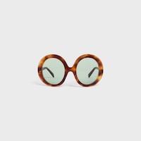 Disc sunglasses in Acetate - CLASSIC HAVANA -  - 1 | CELINE